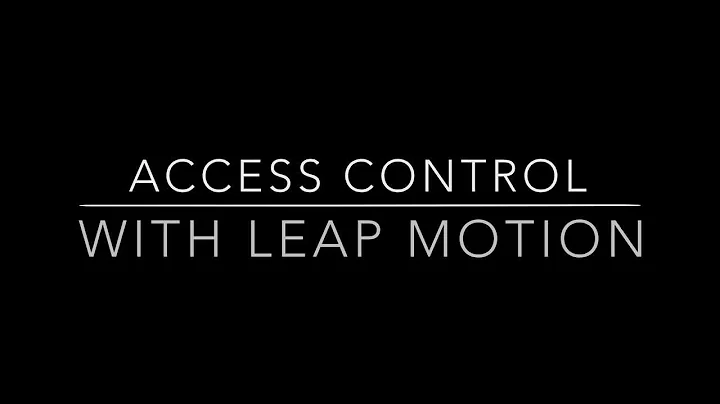 Leap Motion & Qt - Access Control