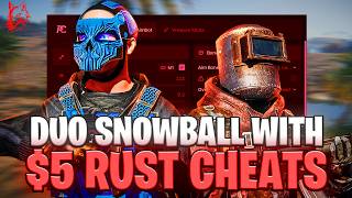 DUO TAKES ON 500 POP SERVER WITH A $5 RUST CHEAT!! FT. Narcan.vip