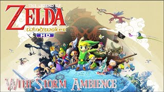 🌩️Mid Boss Battle With Rain and Storm Ambience Zelda Wind Waker🌩️