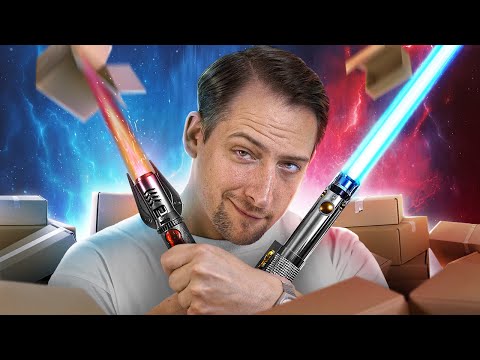 J’ai acheté les meilleurs sabres lasers ! (pardon Leia)