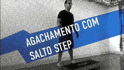 Agachamento com Salto Step