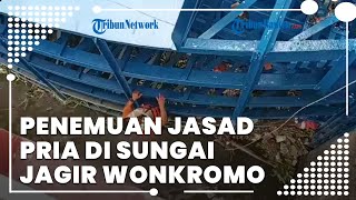 Proses Evakuasi Penemuan Jasad Laki-laki di Sungai Jagir Wonokromo, Warga Sempat Mengira Buaya Muara