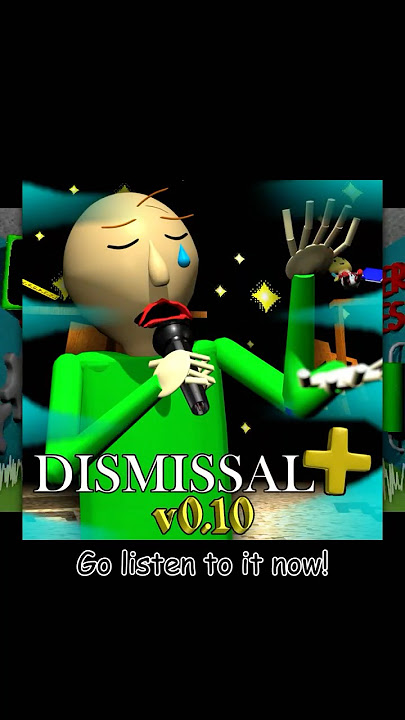 All of Baldi's Lyrics!! [Dismissal ( ) v0.10] #pghlfilms #baldisbasics #baldi #fnf #fnfmod #art
