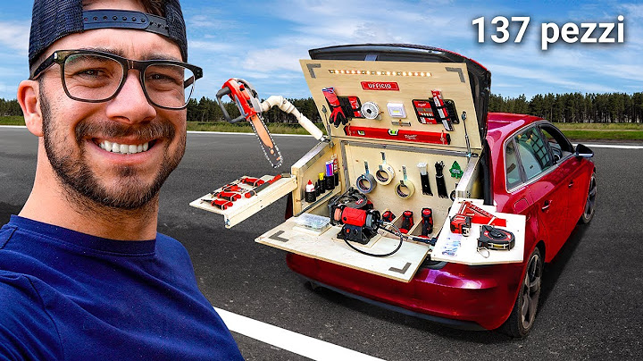 HO COSTRUITO UN'OFFICINA MOBILE