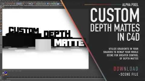 Creating Custom Depth Mattes in Cinema 4D