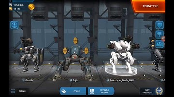 War robots test server new prototype bot