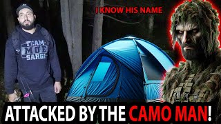 CAMPING IN MY ABANDONED FOREST GONE WRONG ATTACKED BY THE CAMO MAN!