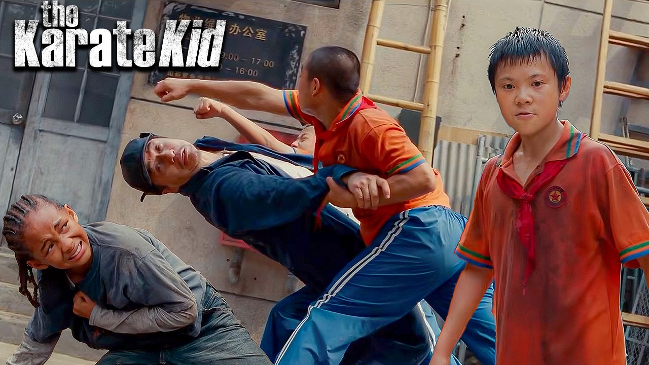 Jackie Chan Ne Dre Ko Gali Ke Badmash Ladkon Se Bachaya | The Karate Kid | Epic Action Scene |