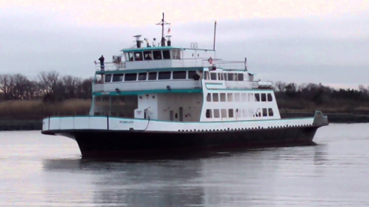 M/V Pamlico arrives at Cape May Terminal YouTube