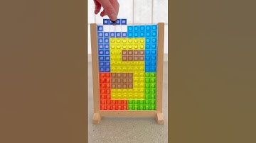 Playing Tetris Game in Live Action. TGIF #shorts