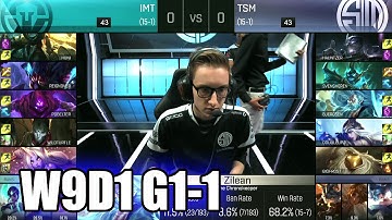 Immortals vs TSM | Game 1 S6 NA LCS Summer 2016 Week 9 Day 1 | IMT vs TSM G1 W9D1 1080p