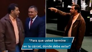 Reviven video de Fernández Noroña enfrentando a Genaro García Luna