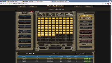 BTCDEMON.com - Pick Your Own Dice Numbers Bitcoin gambling WIN (no longer 2k faucet)