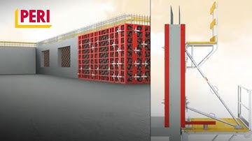 FORMWORK | SCAFFOLDING | PERI FB Folding platform Animatics (Climbing Systems) (EN)