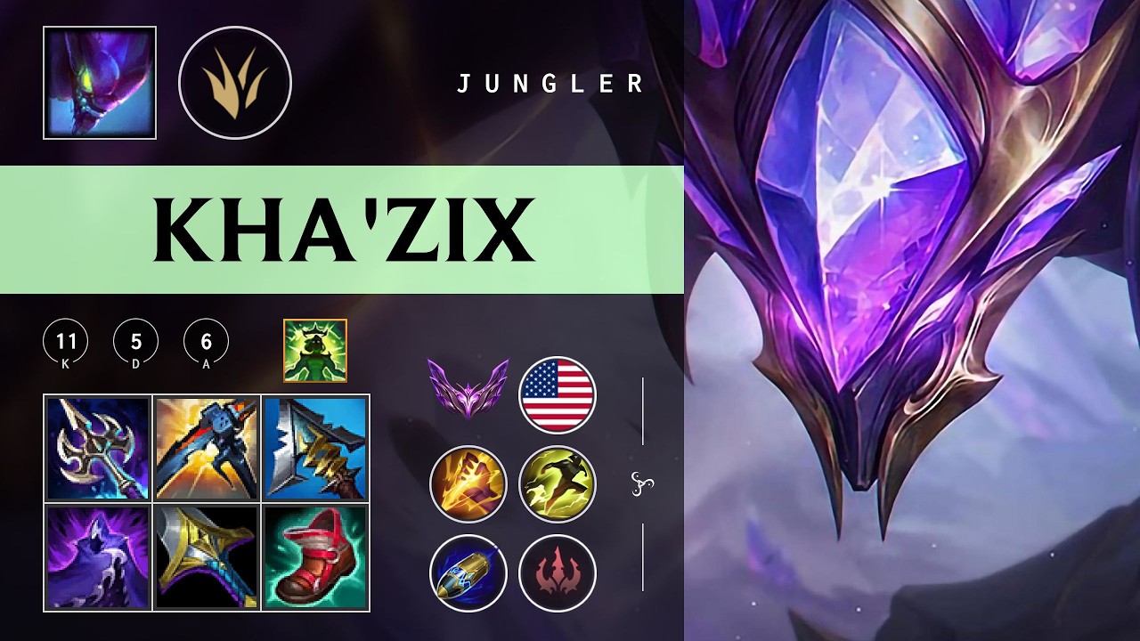 Kha'Zix Jungle vs Nunu & Willump - NA Master Patch 26.03