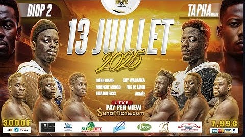 EN DIRECT ARENE NATIONALE JOURNÉ NDIAYE PRODUCTION TAPHA MBEUR VS DOP2
