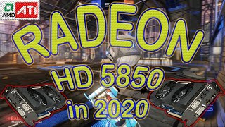 ATI / AMD HD5850 Radeon in 2020 with I5 760.