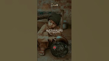 (كلا بل تكرمون اليتيم)القارئ عمر الدريويز|حالات واتس |قرآن كريم #quran