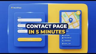 How to Create Contact Us Page in WordPress 2 Column Layout + Contact Form 7 🔥 #wordpresstutorial