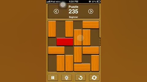 Unblock me solutions beginner level 235