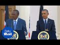 Obama and kenyan president clash over gay rights in africa  daily mail