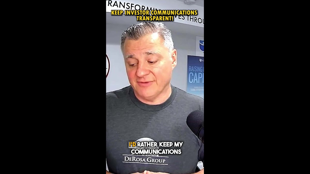 Keep Investor Communications Transparent!