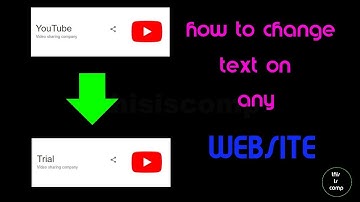 How to change text on any website | Google Chrome
