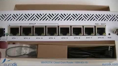 MikroTik Cloud Core Router 1009-8G-1S (CCR1009-8G-1S) QUICK UNBOXING & SPECIFICATIONS HD