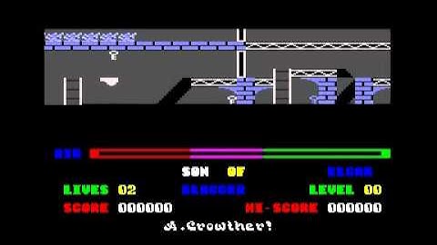 Son of Blagger   Alligata   C64 gameplay video