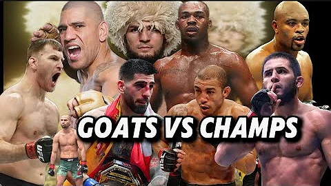 Current UFC Champions VS The GOATs Of Each Division!