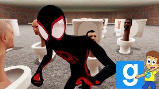 SPIDER-MAN SKIBIDI TOILETS ATTACK THE SPIDER-VERSE IN GARRYS MOD || Garys Mod Gameplay || Konas2002 screenshot 4