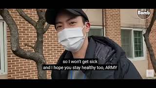 Jin Say Goodbye To Army