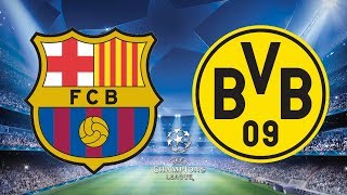 ... two heavyweight teams go head to as barca face dortmund! lvie
fro...