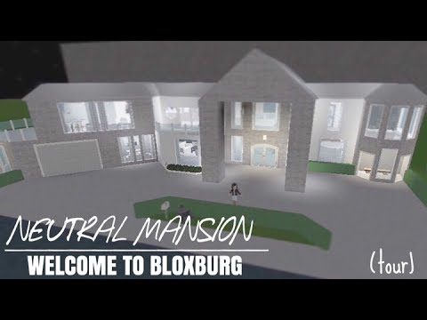 Welcome To Bloxburg Neutral Mansion By Kagsberry - roblox welcome to bloxburg mansion tour wip 200k by ayzria