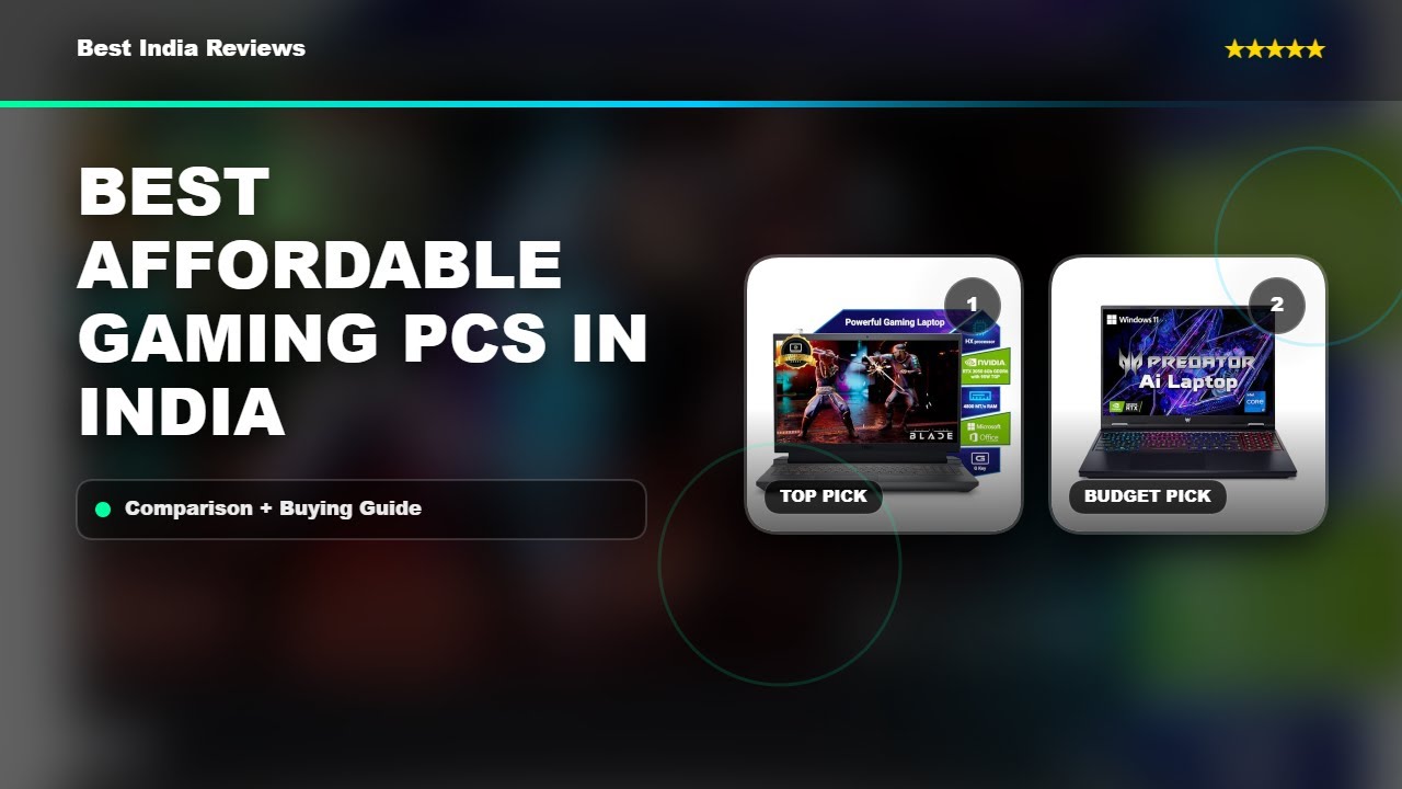 Best Affordable Gaming PCs in India | Affordable gaming PCs