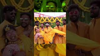 Srinija And Abhishek - Haldi Fun Glimpses - Weddingsbysharath - 2022