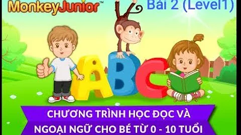 Vui học tiếng Anh cùng Monkey Junior - Bài 2 (Level 1)