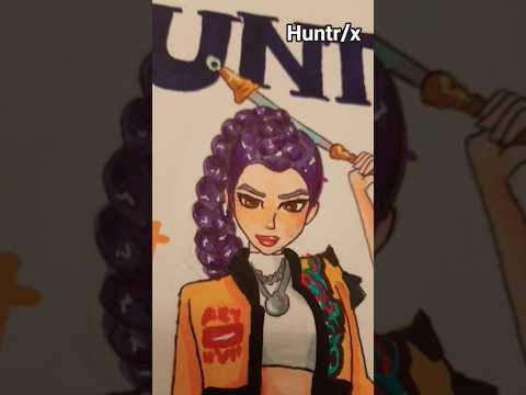 New drawings!!! #art #artdrawing #drawing #kpopdemonhunters #huntrix