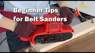 How to use a belt sander | Beginner tips