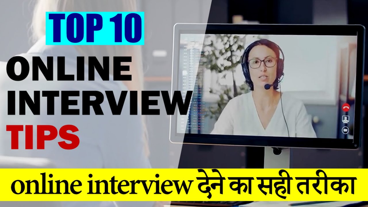 Tips To Crack Online Video Job Interview Zoom, Skype, Google Meet