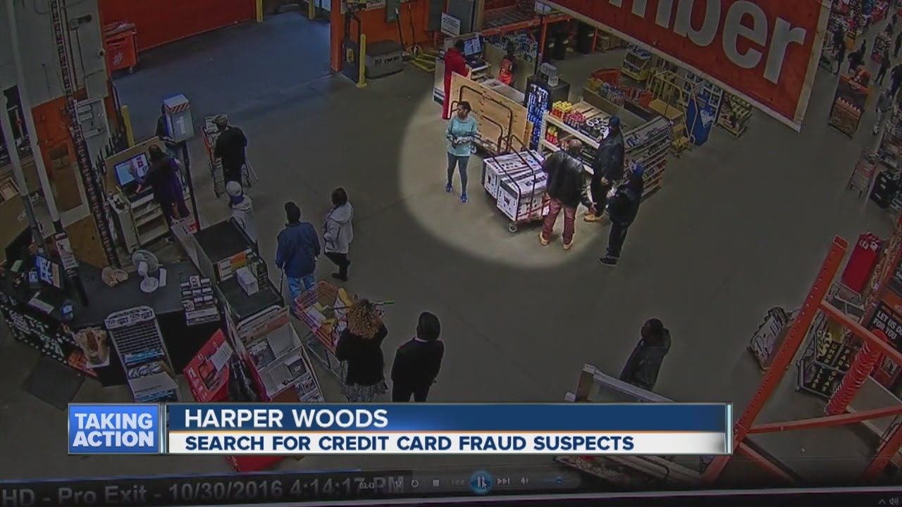 Search for credit card fraud suspcts