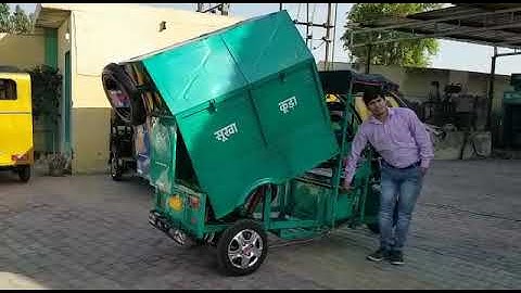 Electric Garbage Loader with Hydraulic system with waste management