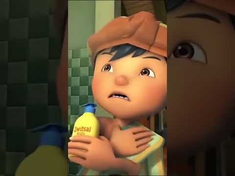 BoboiBoy Telanjang Handuk