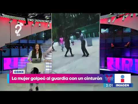 Mujeres golpean a vigilante de Bachilleres en Iztacalco y él se defiende | Noticias con Yuriria milenio tv youtube