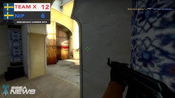 NiP vs Team X  The Epic Comeback @ Dreamhack Summer 2013 by ESEANews com