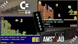 Commodore 64 vs. Amstrad CPC - 8 games from 1984