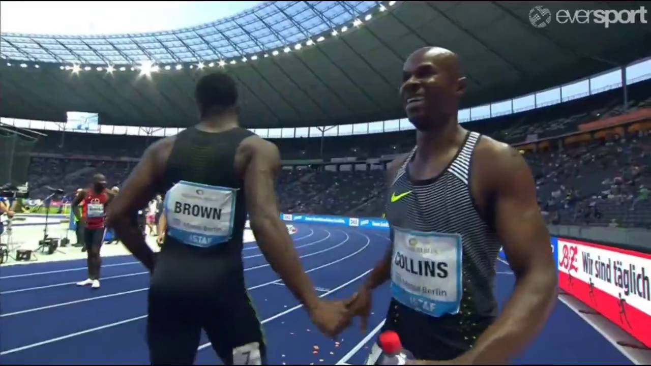 Kim Collins Wins Men's 100m at IAAF World Challenge League Berlin 2016