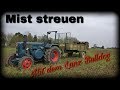 Lanz Bulldog Mist streuen [D6516]