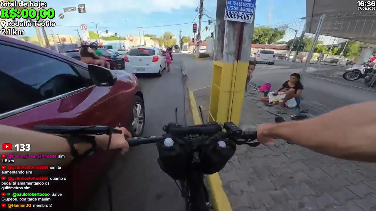 ROTINA DE ENTREGAS NA BIKE EM FORTALEZA