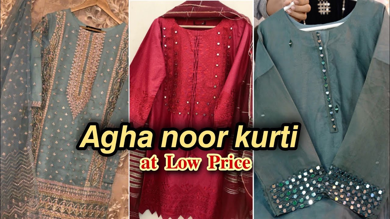 Unique Fabrics - Agha Noor kurti now available Fabric is... | Facebook